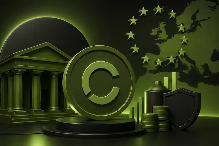 Circle stablecoin reserve rules and EU MiCA regulation concept
